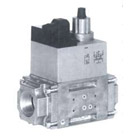 Gas solenoid valve combination